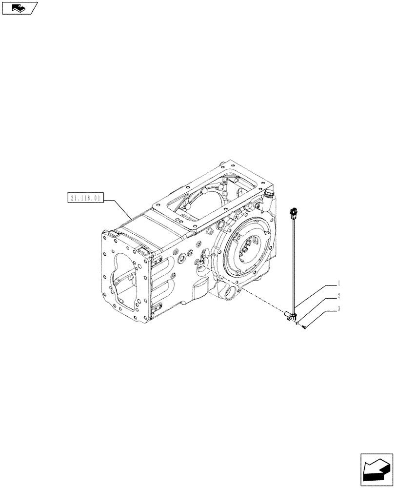 Схема запчастей Case IH FARMALL 75C - (55.418.04) - INSTRUMENT CLUSTER WITH TRACTOR SPEED OPTION - SENSOR (VAR.331738) (55) - ELECTRICAL SYSTEMS