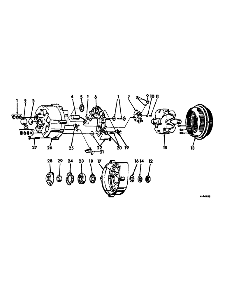 Схема запчастей Case IH 21206 - (G-04) - ELECTRICAL SYSTEM, ALTERNATOR GENERATOR, DELCO REMY, FOR TRACTORS WITH AIR CONDITIONERS (06) - ELECTRICAL SYSTEMS