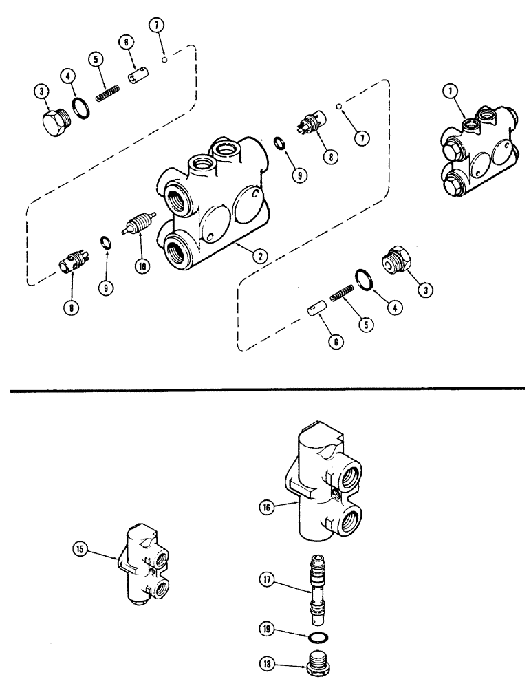 Схема запчастей Case IH 2870 - (148) - STEERING CHECK VALVE (05) - STEERING