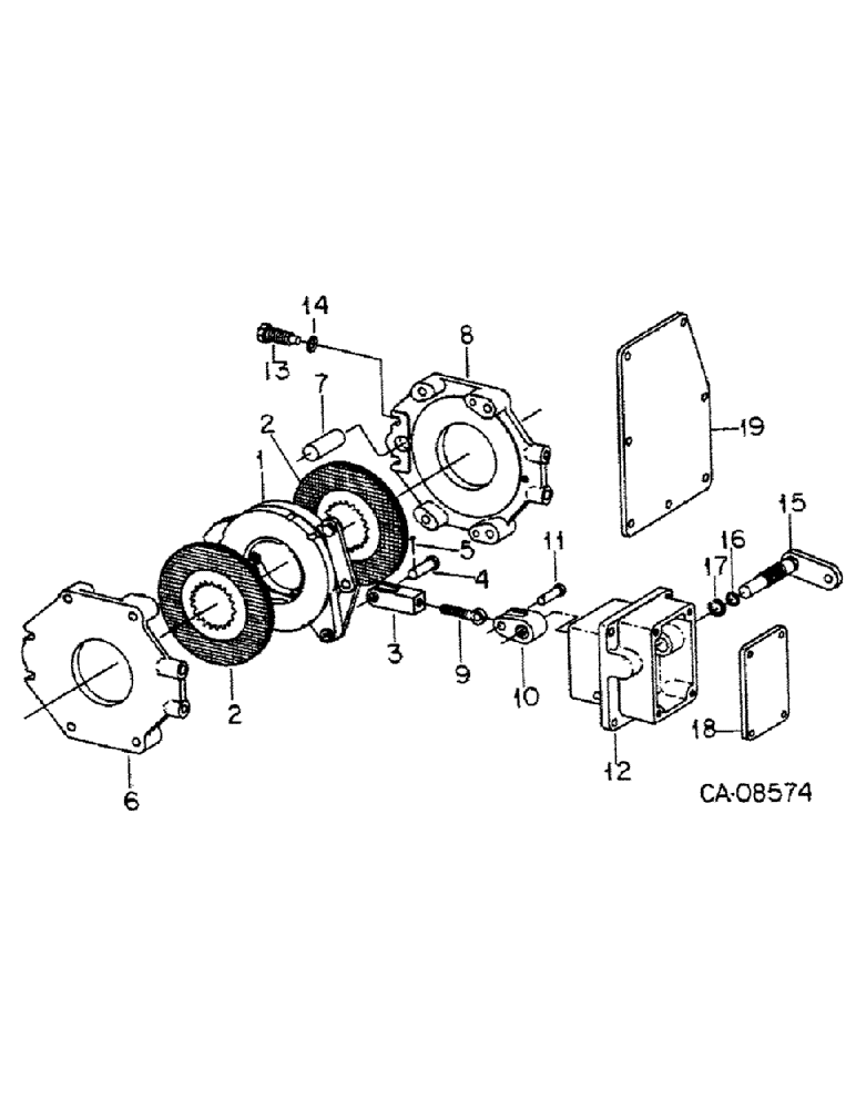 Схема запчастей Case IH 5288 - (07-31) - DRIVE TRAIN, DYNAMIC BRAKE, ALL WHEEL DRIVE TRACTORS (04) - Drive Train