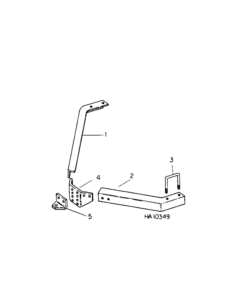 Схема запчастей Case IH 5500 - (F-07[A]) - TRAILING HITCH 