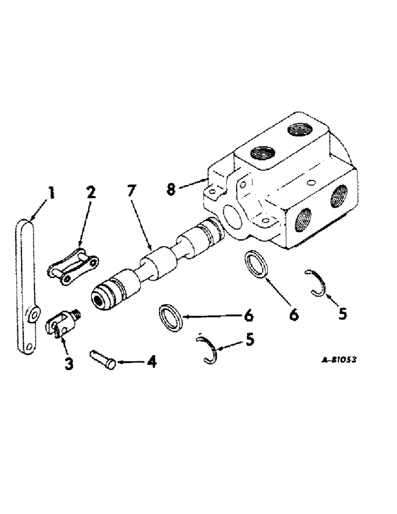 Схема запчастей Case IH 1110 - (M-27) - DOUBLE SELECTOR VALVE 