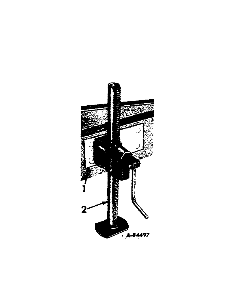 Схема запчастей Case IH VARIOUS - (B-175[1]) - JACK STAND ATTACHMENT 