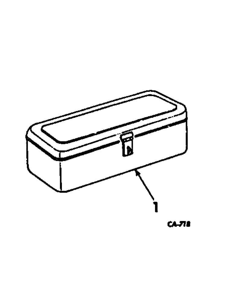 Схема запчастей Case IH 715 - (02-15) - MISCELLANEOUS, TOOL BOX Accessories & Attachments / Miscellaneous