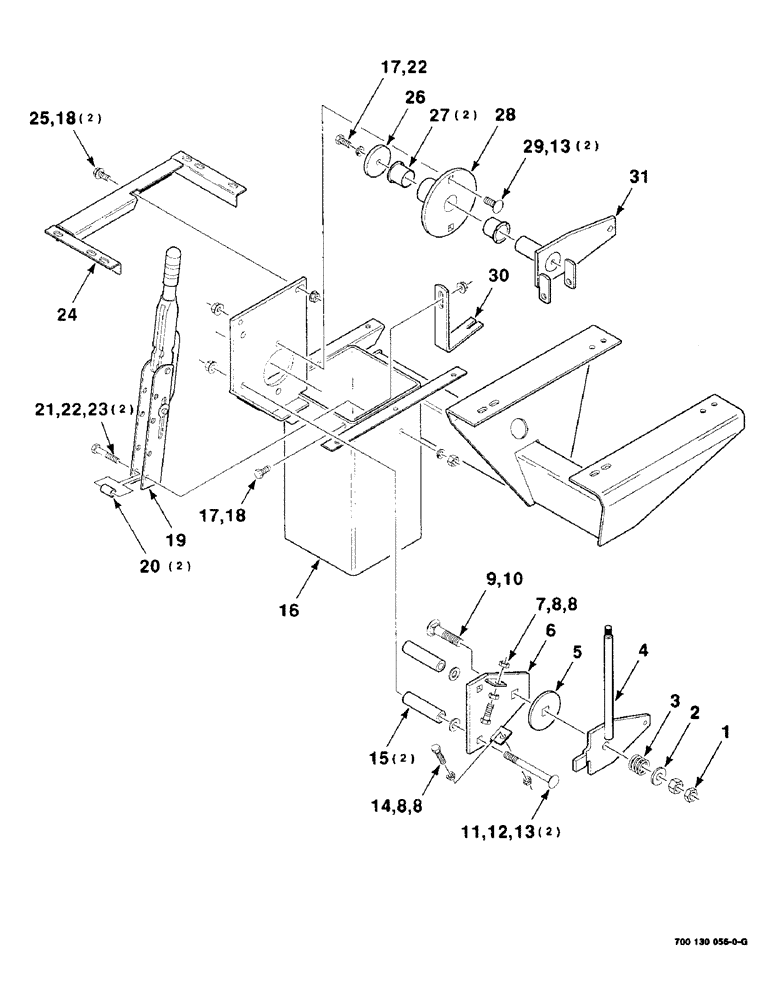 Схема запчастей Case IH 8850 - (07-18) - CONTROLS ASSEMBLY, OPERATORS (09) - CHASSIS