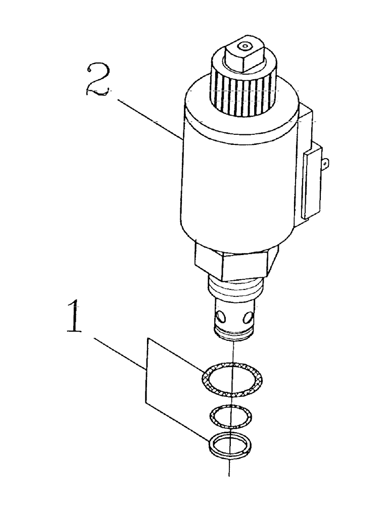 Схема запчастей Case IH 7700 - (B04-25) - HYDRAULIC SOLENOID VALVE Hydraulic Components & Circuits