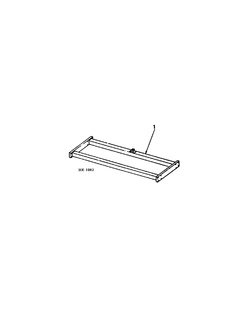 Схема запчастей Case IH 55 - (07-03[B]) - FRAME & TRACTOR HITCH (3 RANK DIRECT MOUNTED MODELS) 