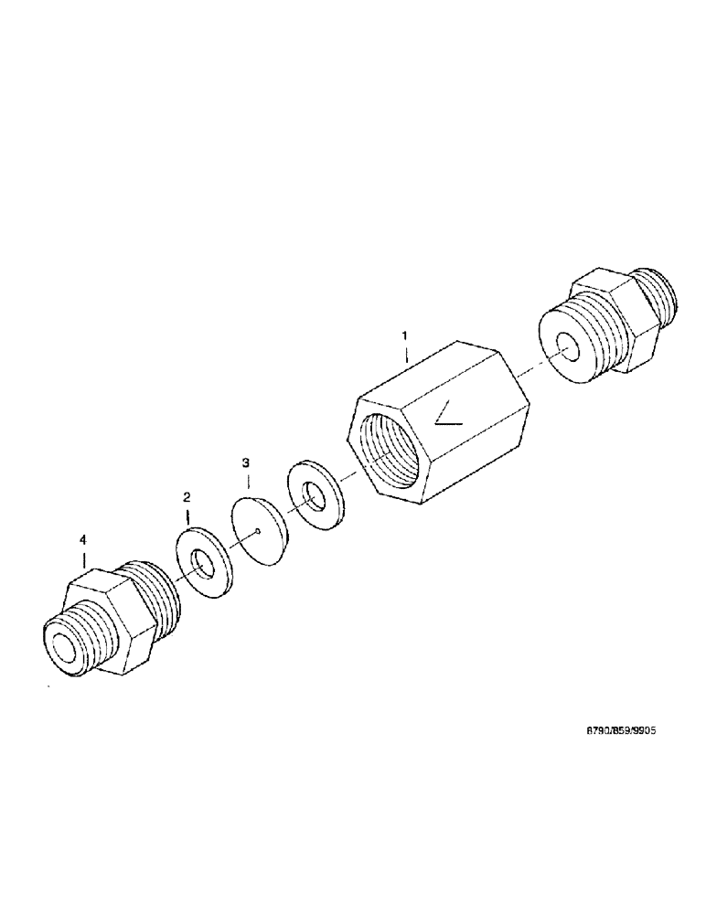 Схема запчастей Case IH 8790 - (208) - CHECK RESTRICTOR (55) - ELECTRICAL SYSTEMS