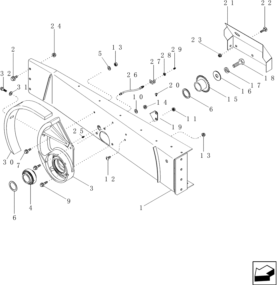 Схема запчастей Case IH 2577 - (66.330.16[02]) - ROTOR INSTALLATION PARTS - ASN HAJ303001 (66) - THRESHING