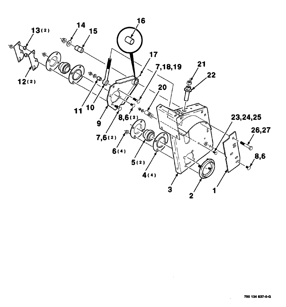 Схема запчастей Case IH 525 - (05-010) - PANEL ASSEMBLY - HAY CONDITIONER (RIGHT) (58) - ATTACHMENTS/HEADERS