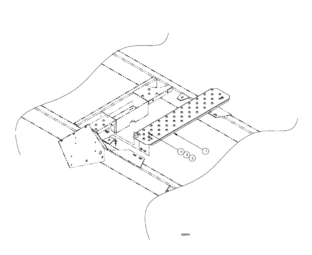 Схема запчастей Case IH SPX3185 - (04-027) - SUSPENSION & FRAME - DECK PLATE ASSEMBLY Suspension & Frame