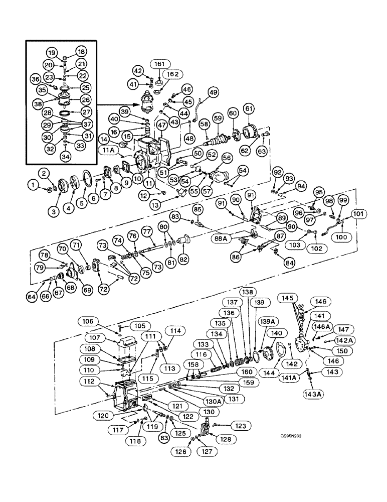 Схема запчастей Case IH D-360 - (9B-20) - FUEL INJECTION PUMP 