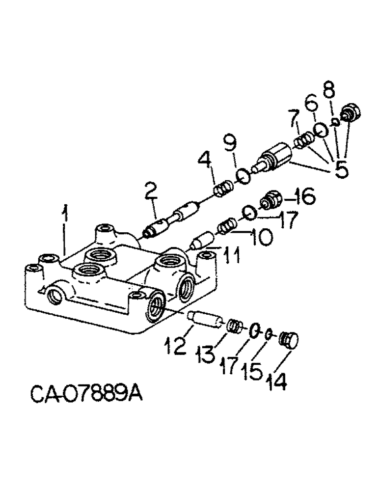 Схема запчастей Case IH 5288 - (10-16) - HYDRAULICS, TRANSMISSION LUBRICATION VALVE (07) - HYDRAULICS