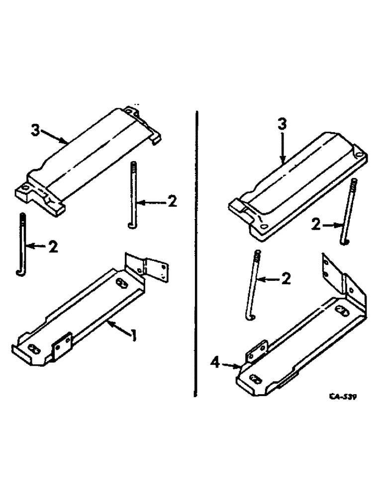 Схема запчастей Case IH 1026 - (08-05) - ELECTRICAL, BATTERY TRAY (06) - ELECTRICAL