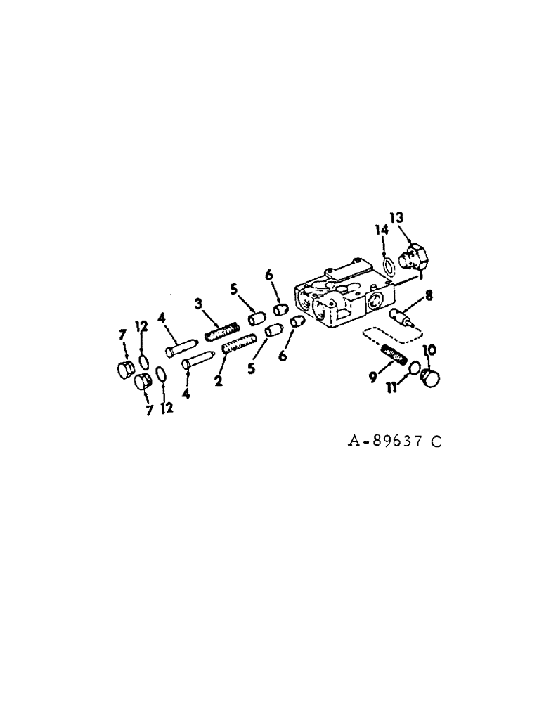 Схема запчастей Case IH 3488 - (07-08) - DRIVE TRAIN, MULTIPLE VALVE BODY (04) - Drive Train