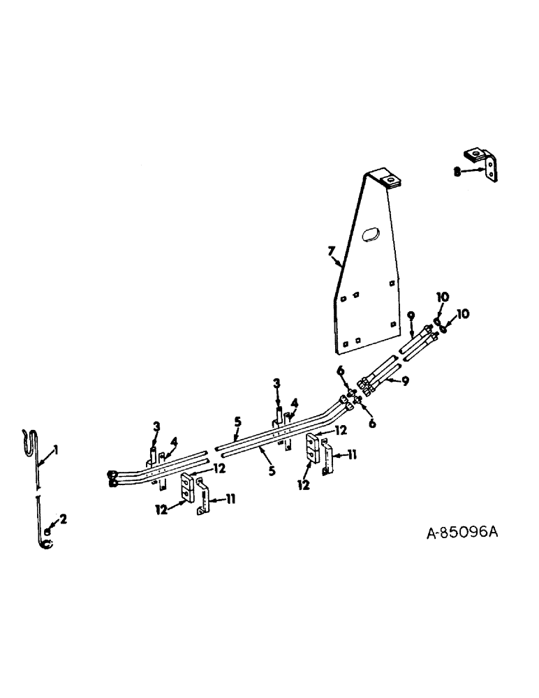 Схема запчастей Case IH 15 - (B-08) - HYDRAULIC STEERING, NOT USED WITH 57 BALER / PRODUCT GRAPHICS 