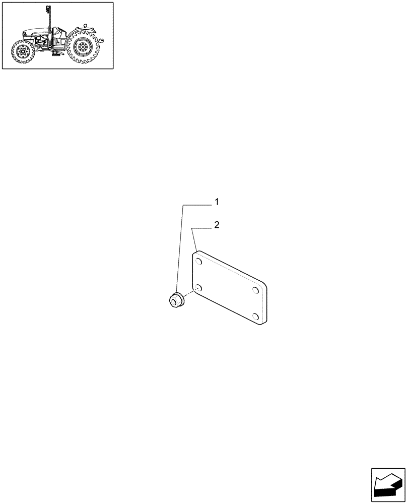 Схема запчастей Case IH JX1060C - (1.34.2/03) - (VAR.275) HI-LO MUDGUARDS AND FOOTBOARDS - COVERINGS (04) - FRONT AXLE & STEERING