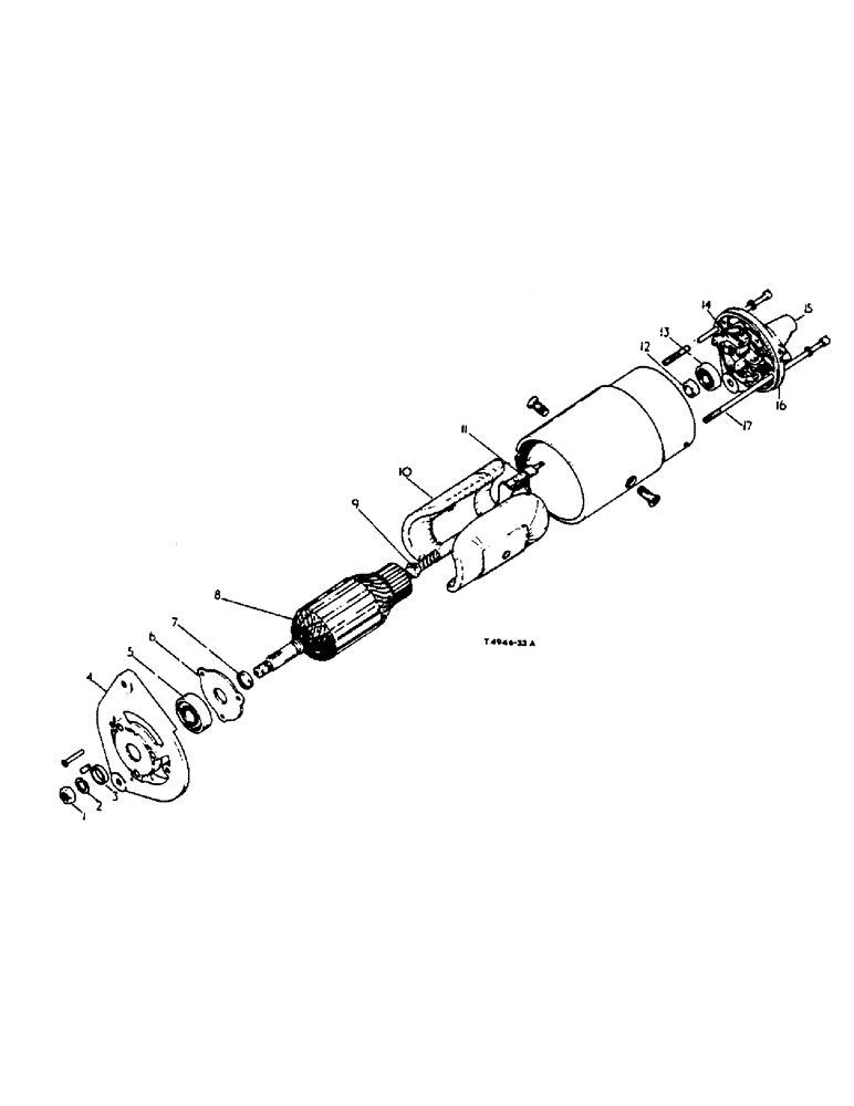 Схема запчастей Case IH 2350 - (6-84) - GENERATOR ATTACHMENT, VENTILATED (04) - ELECTRICAL SYSTEMS