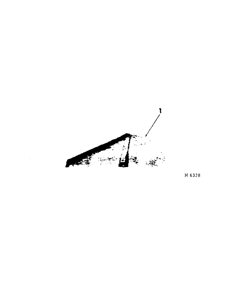 Схема запчастей Case IH 201 - (A-107[A]) - REEL SUPPORT ARM LEFT HAND, 1965 TO 1966, CANVAS PLATFORM, NOT AUGER OR PEA BAR PLATFORM (58) - ATTACHMENTS/HEADERS