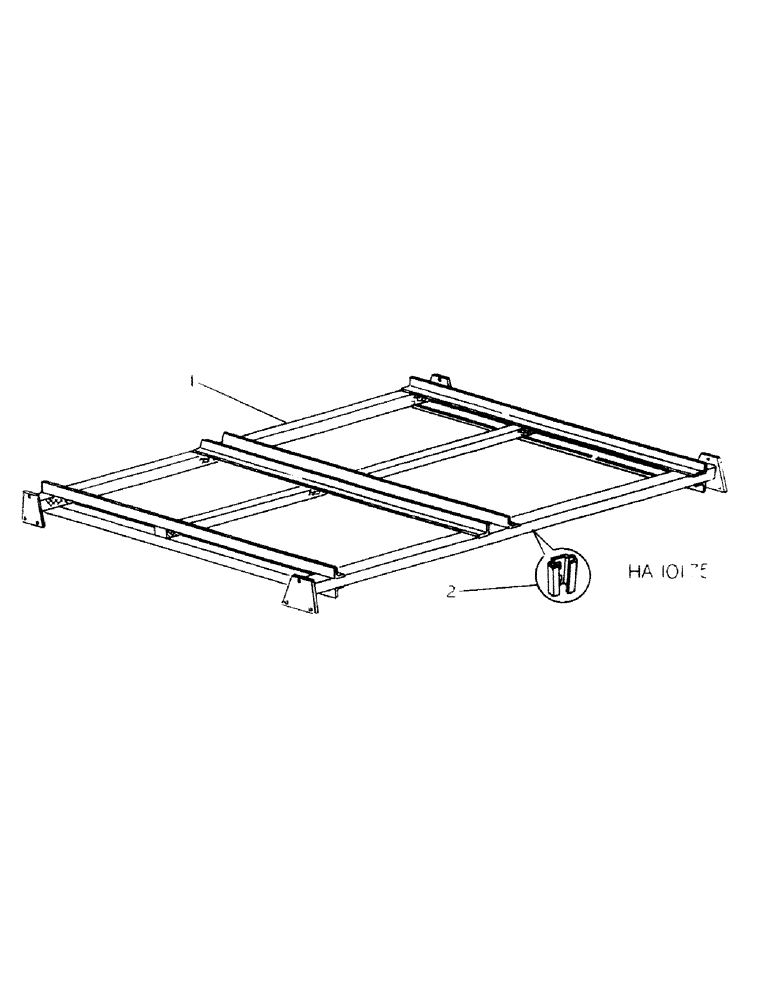 Схема запчастей Case IH 45 - (B-04) - MAIN FRAME, 12 FOOT 6 INCH 