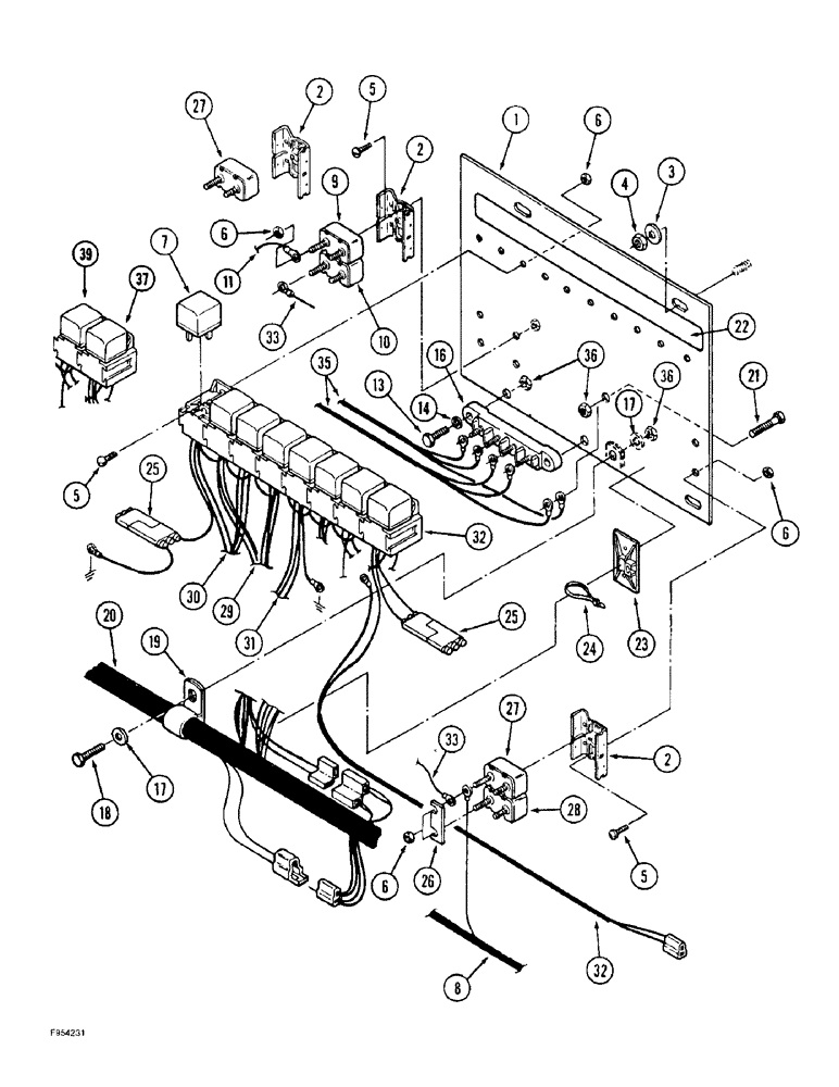 Схема запчастей Case IH 9310 - (4-012) - SYSTEM CIRCUIT BREAKERS (04) - ELECTRICAL SYSTEMS