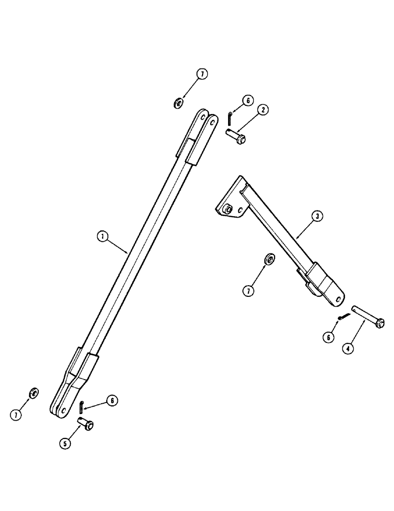 Схема запчастей Case IH DOT 23 - (16) - FOLDING LINKAGE 