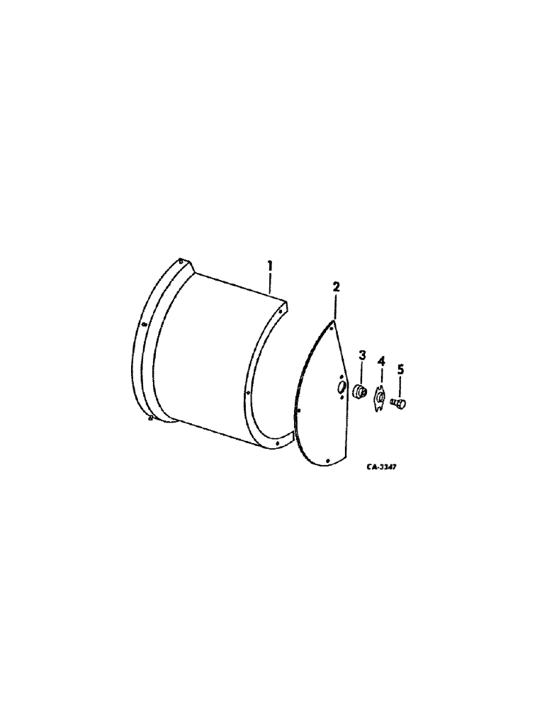 Схема запчастей Case IH 92 - (D-21) - AIR BAFFLE ATTACHMENT, REQUIRED ON 8 ROW PLANTERS WITH SOYBEAN DRUM 