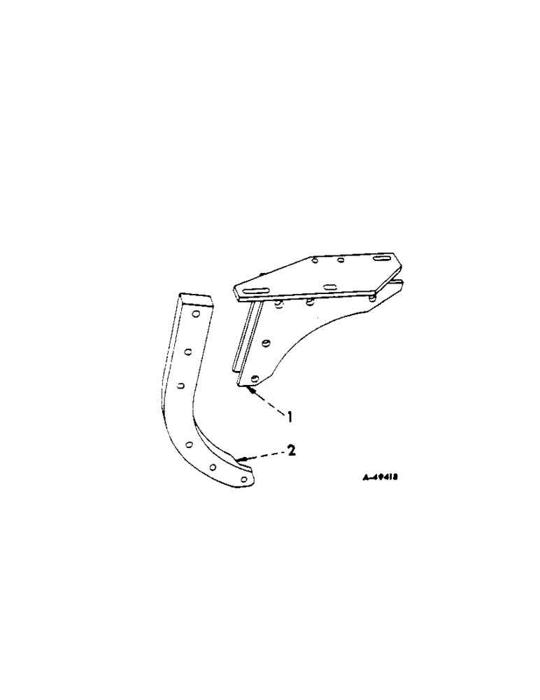 Схема запчастей Case IH 311 - (P-03) - RIGID BEAM, ONE PER FURROW 