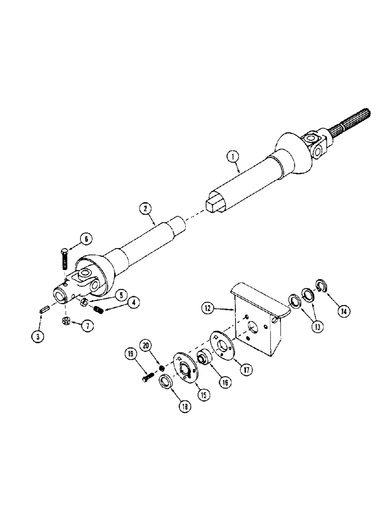 Схема запчастей Case IH ST54 - (50) - DRIVE SHAFT 