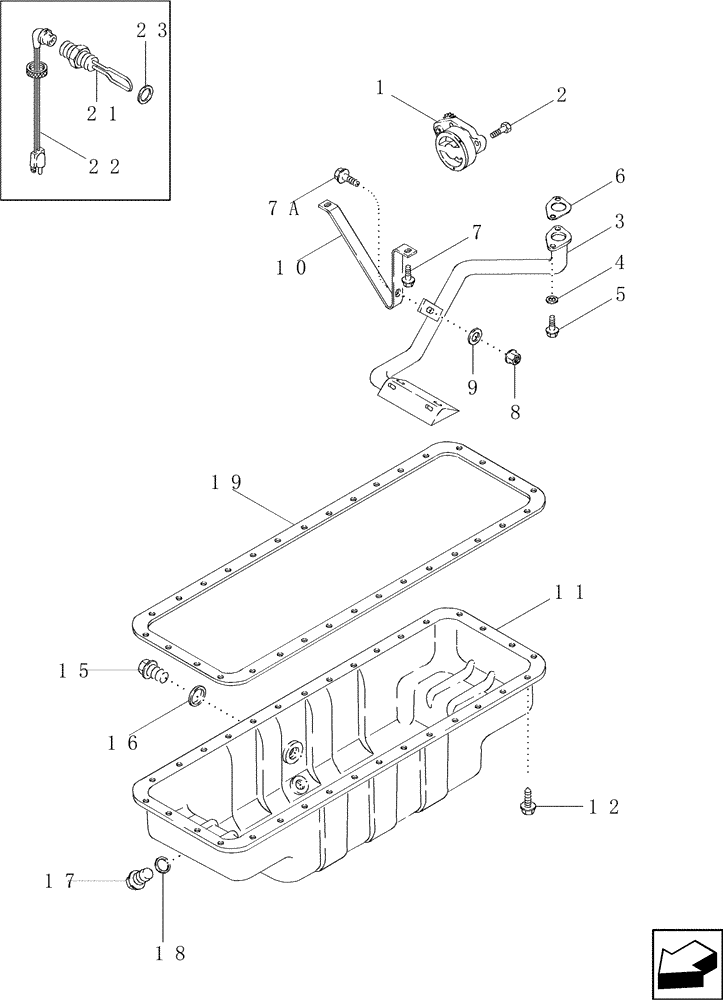 Схема запчастей Case IH 2588 - (10.102.01) - OIL PUMP, PAN - OIL PAN HEATER KIT (10) - ENGINE