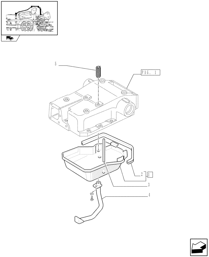 Схема запчастей Case IH FARMALL 90 - (1.82.0[02]) - LIFT PIPES - PIPES AND GASKETS (07) - HYDRAULIC SYSTEM