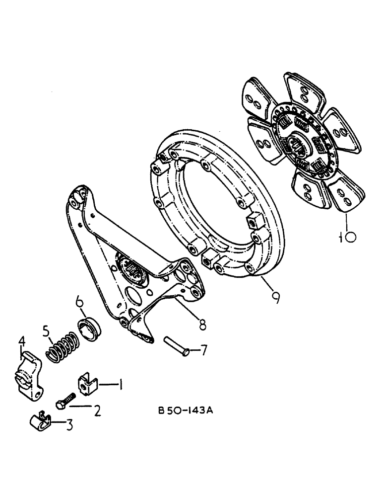 Схема запчастей Case IH 684 - (07-048) - CLUTCH, FORWARD AND REVERSE, UP TO 684/8070, 685/9999 (04) - Drive Train