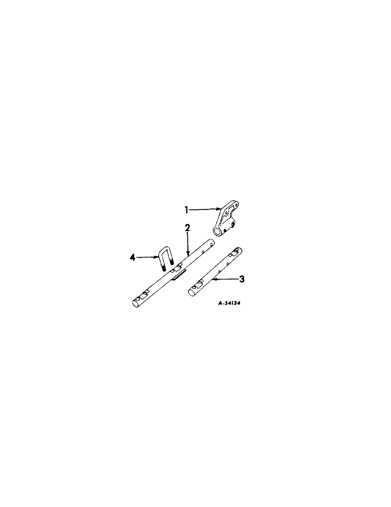 Схема запчастей Case IH 667 - (AF-05[A]) - ATTACHING BAR AND CLAMP 