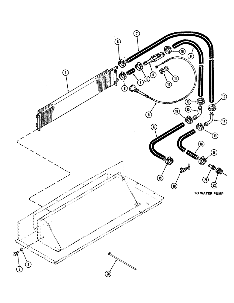 Схема запчастей Case IH 2470 - (510) - CAB, PLENUM WITH HEATER, CAB SERIAL NO. 7864002 AND AFTER (09) - CHASSIS/ATTACHMENTS