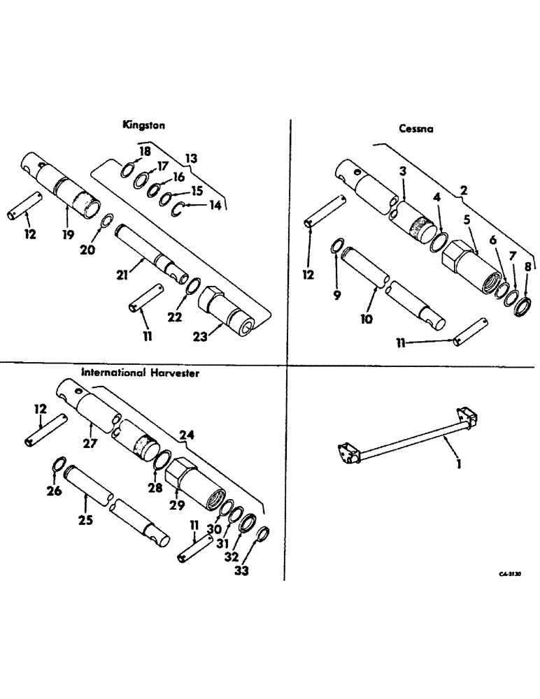 Схема запчастей Case IH 403 - (161) - PLATFORM HYDRAULIC LIFT CYLINDER AND EXTENSION (35) - HYDRAULIC SYSTEMS