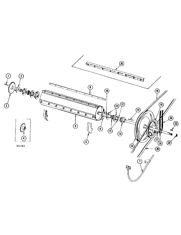 Схема запчастей Case IH 660 - (100) - BEATER AND BEATER WING EXTENSION KIT 