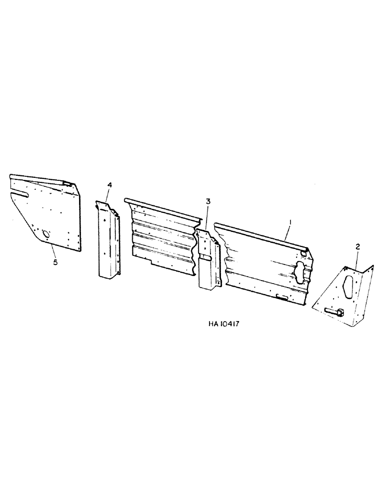 Схема запчастей Case IH 555 - (A-48) - SPREADER BOX, SIDE RH, 530, 540, 550 AND 555 MODELS 