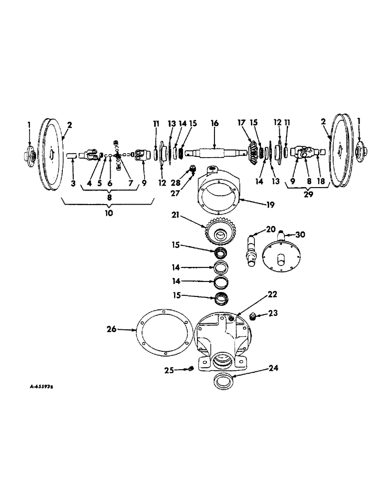 Схема запчастей Case IH 414 - (157) - FAN DRIVE (74) - CLEANING