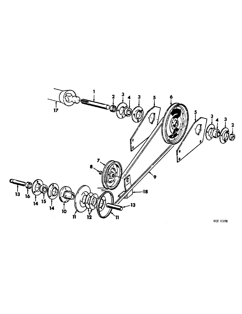 Схема запчастей Case IH 230 - (07-10) - DRIVE TRAIN, CHASSIS PLATFORM DRIVE RH, (NOT FOR USE WITH CONDITIONER) Drive Train