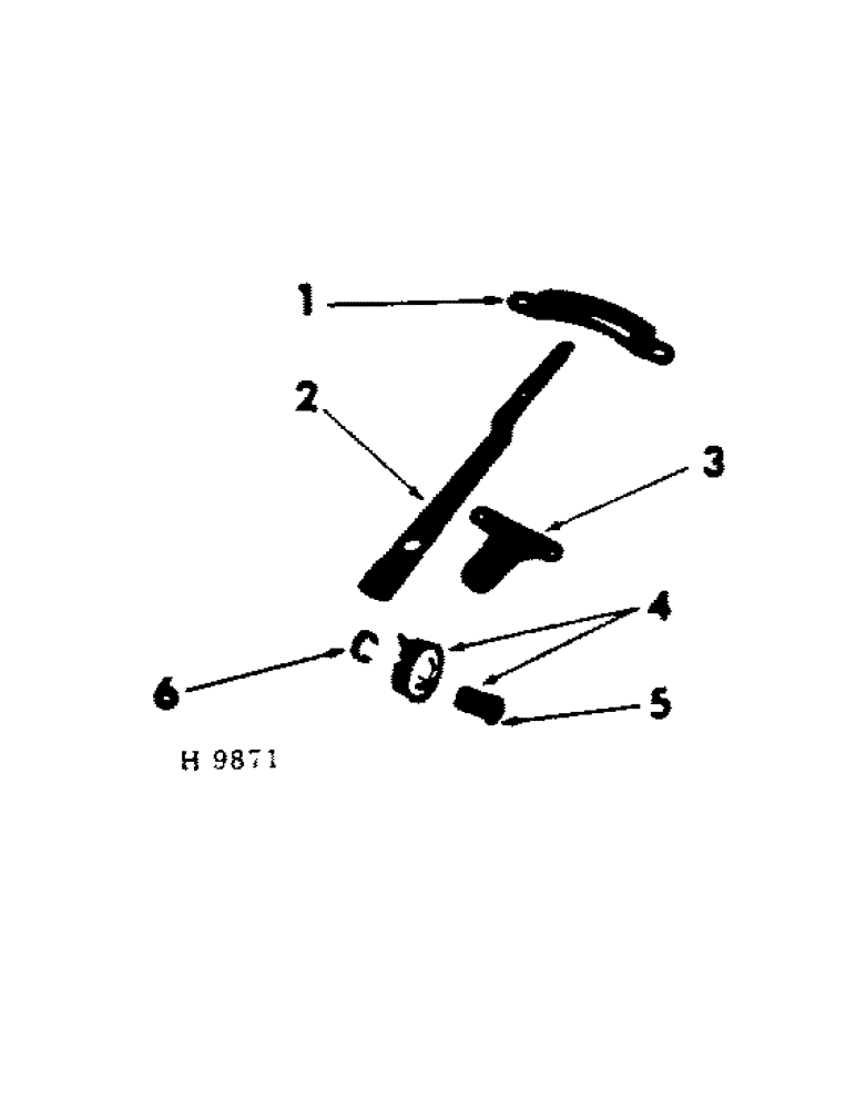 Схема запчастей Case IH 10 - (A-13[1]) - GRAIN FEED SHIFTER, 1965 SEASON AND SINCE 