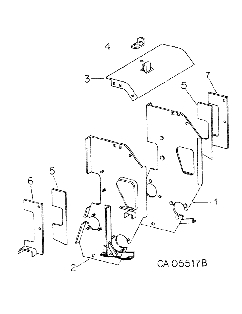 Схема запчастей Case IH 830 - (A-35) - FEED ELEMENT HOUSING 