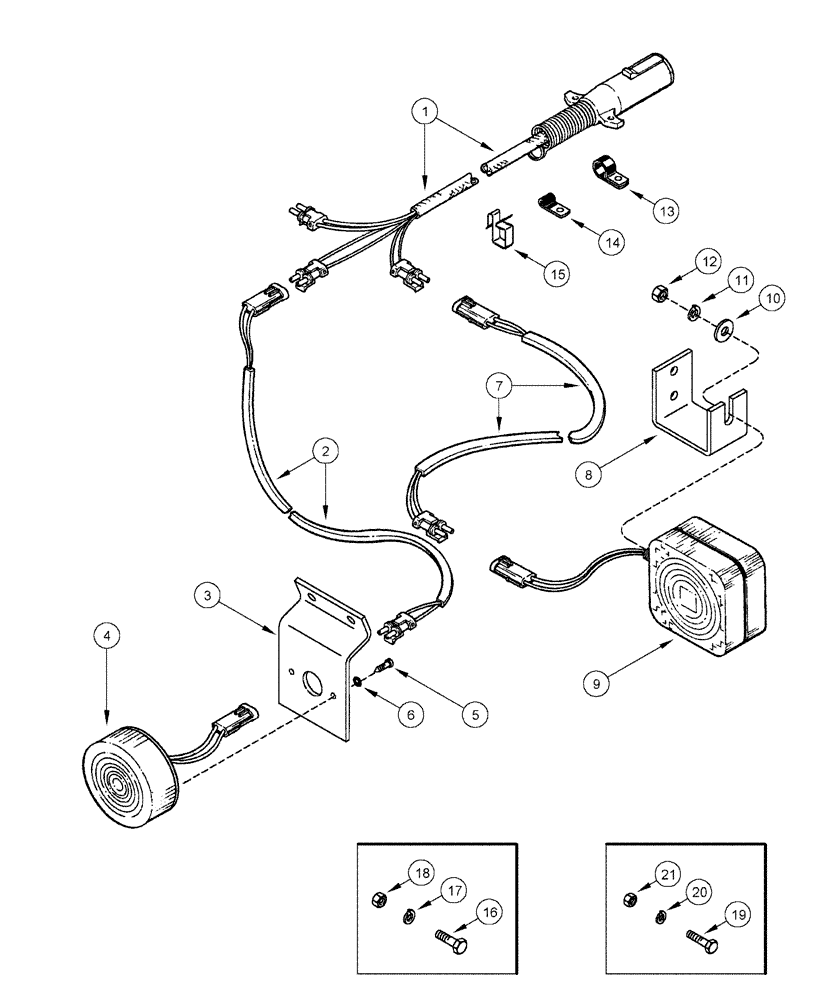 Схема запчастей Case IH 5300 - (4-02) - ELECTRICAL SYSTEM (04) - ELECTRICAL SYSTEMS