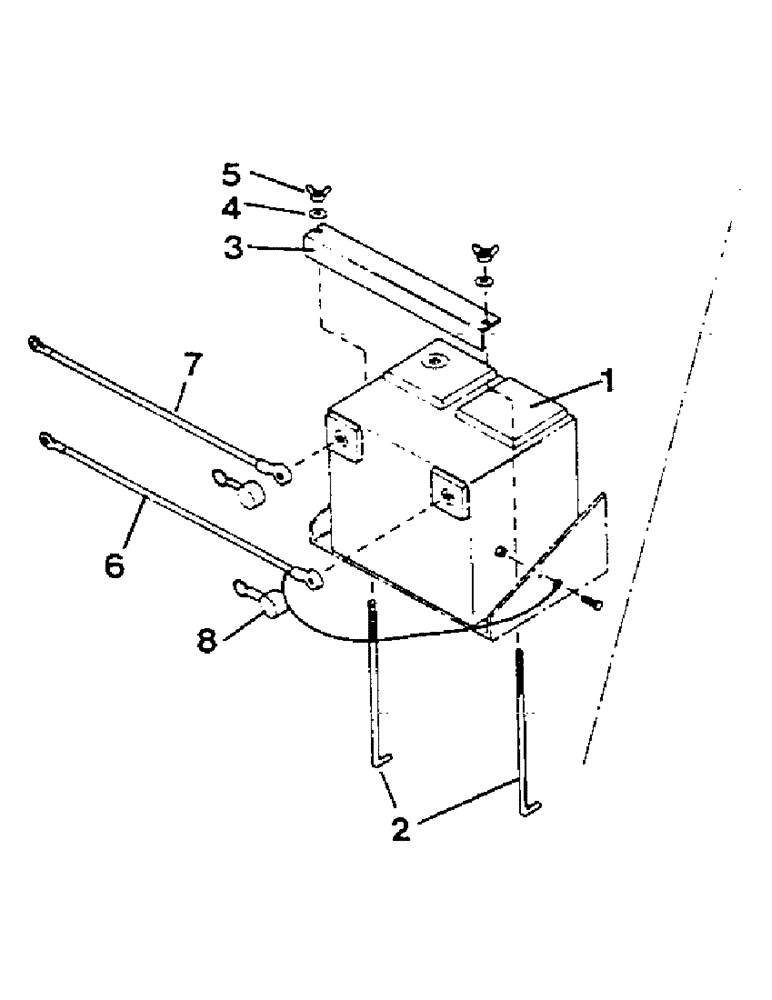 Схема запчастей Case IH 1802 - (58) - BATTERY ASSEMBLY 