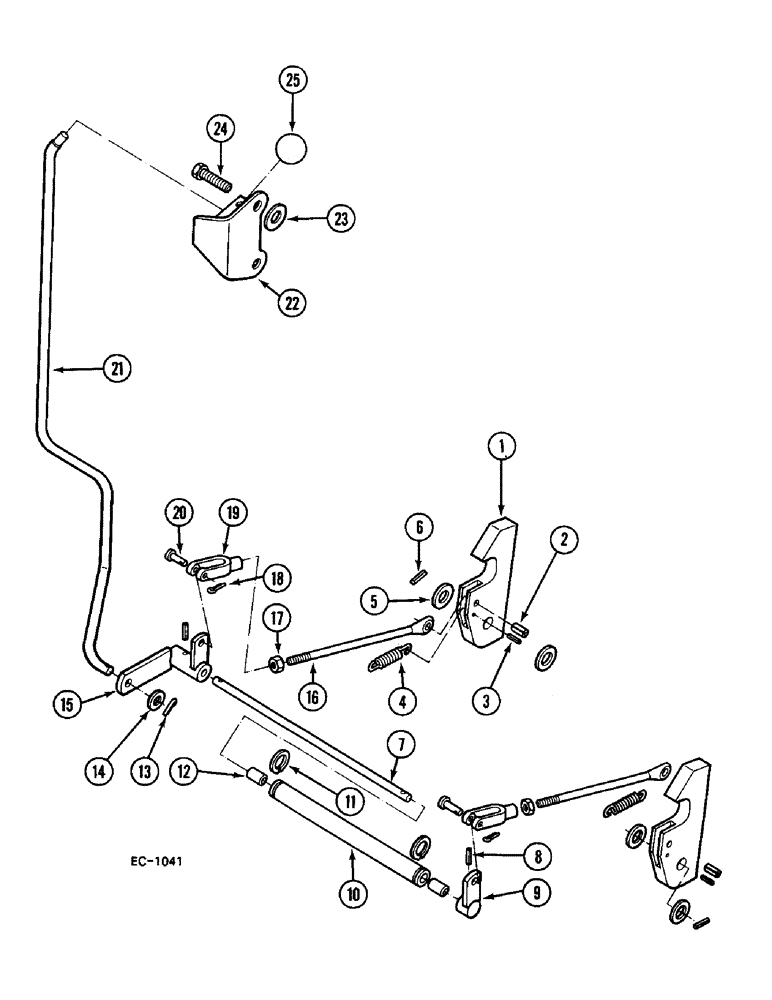 Схема запчастей Case IH 248 - (9-798) - AUTOMATIC HITCH CONTROLS (09) - CHASSIS