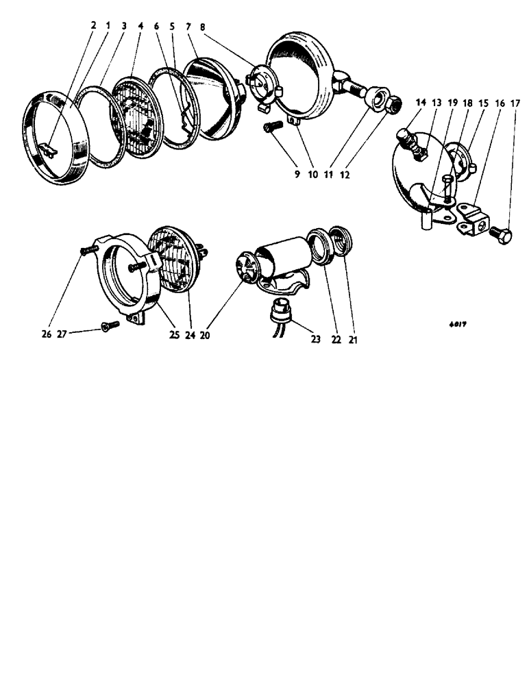 Схема запчастей Case IH 880A - (120) - LAMP ASSEMBLIES (06) - ELECTRICAL SYSTEMS