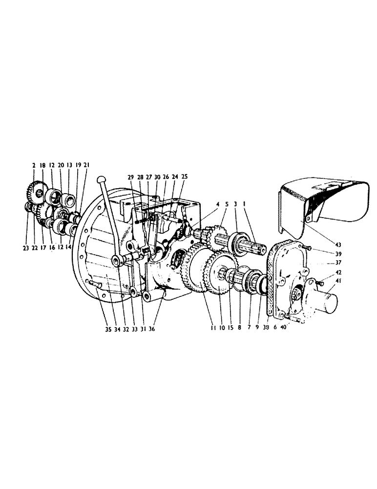 Схема запчастей Case IH 780 - (066) - POWER TAKE-OFF UNIT Auxiliary Drive Units