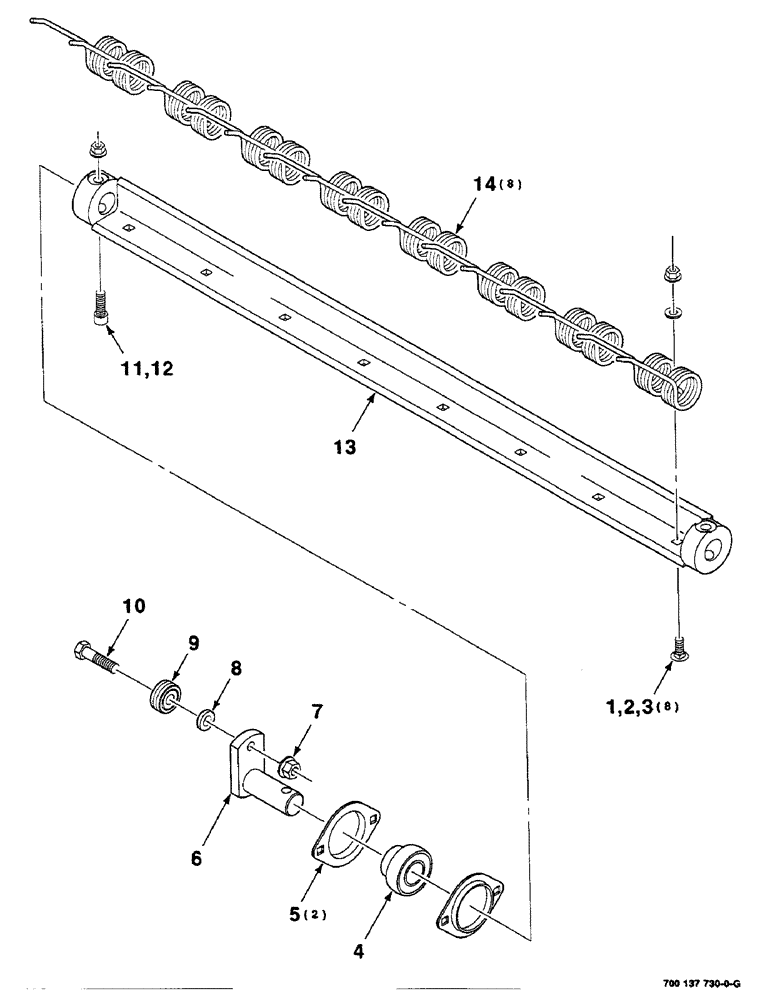 Схема запчастей Case IH 8585 - (3-16) - ANGLE ASSEMBLY, LEFT Pickup