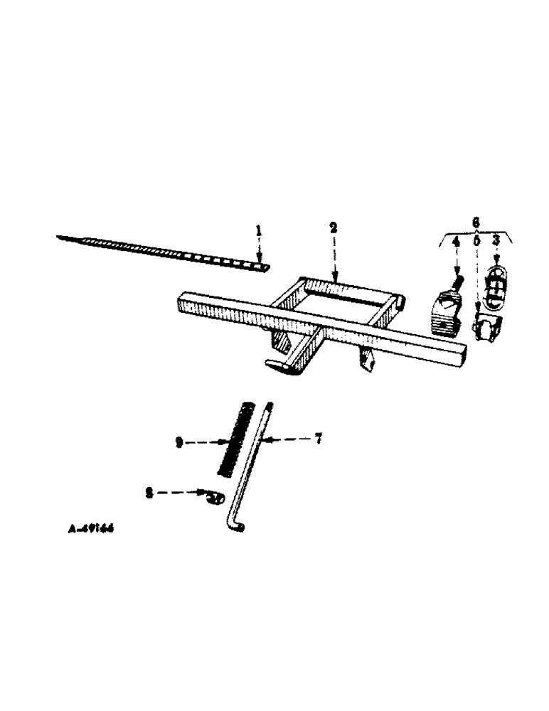 Схема запчастей Case IH 184 - (H-11[A]) - DOUBLE TOOL BAR 