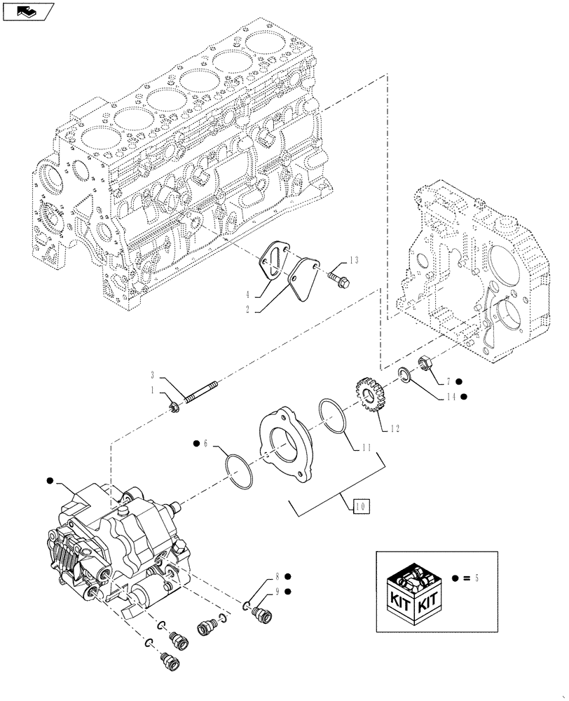 Схема запчастей Case IH 3330 - (10.246.01) - FUEL INJECTION PUMP (10) - ENGINE