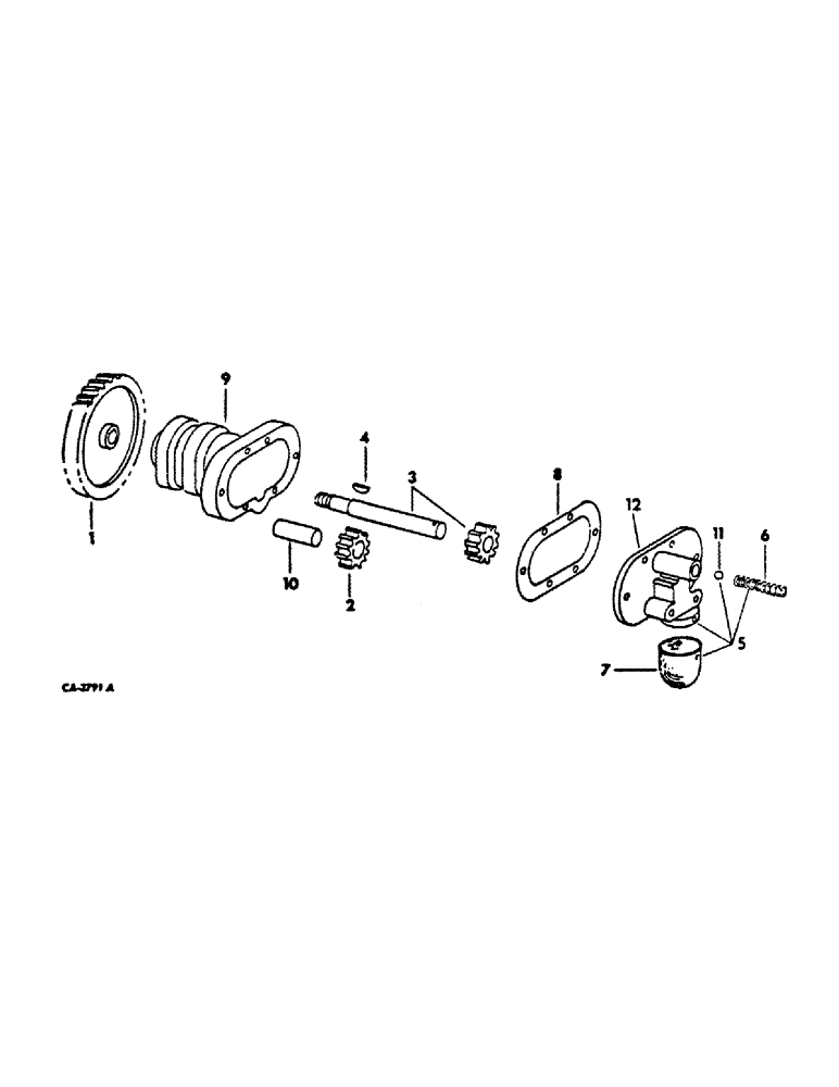 Схема запчастей Case IH DG4D - (K-26) - OIL PUMP 